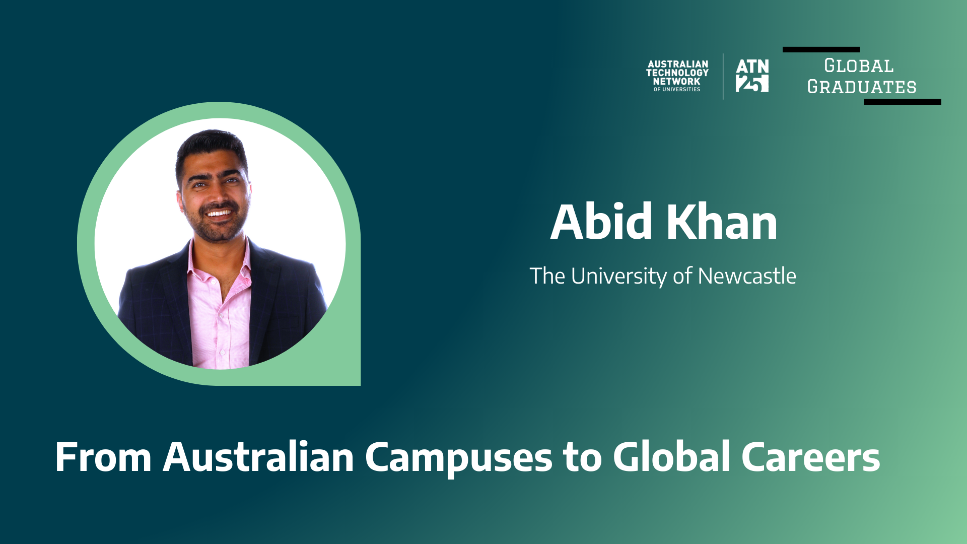 Global Graduates ATN Universities International Student Series Abid 